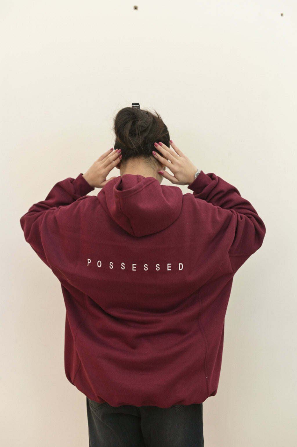 Possessed Over-sized Hoodie -Unisex
