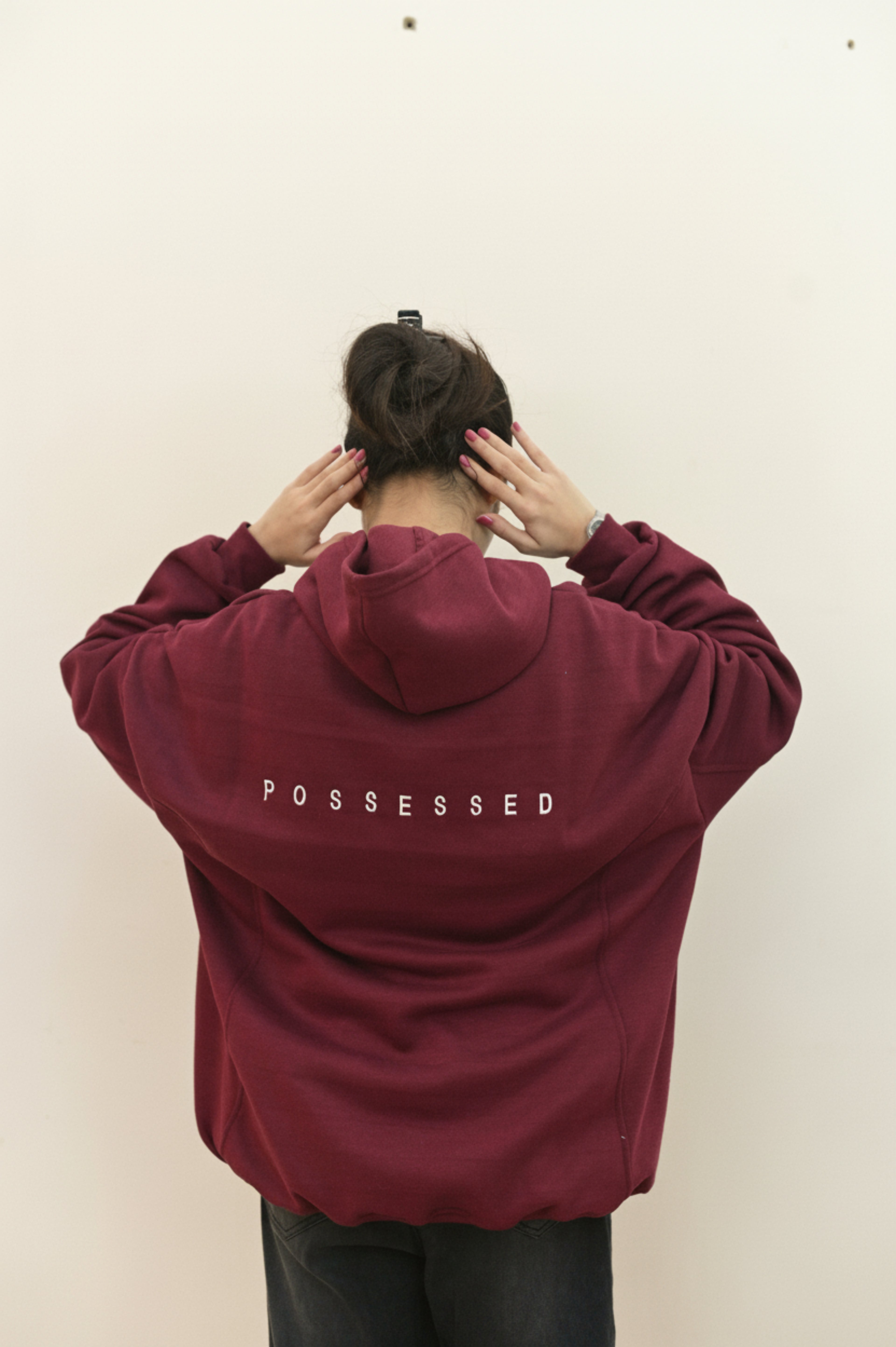 Possessed Over-sized Hoodie -Unisex
