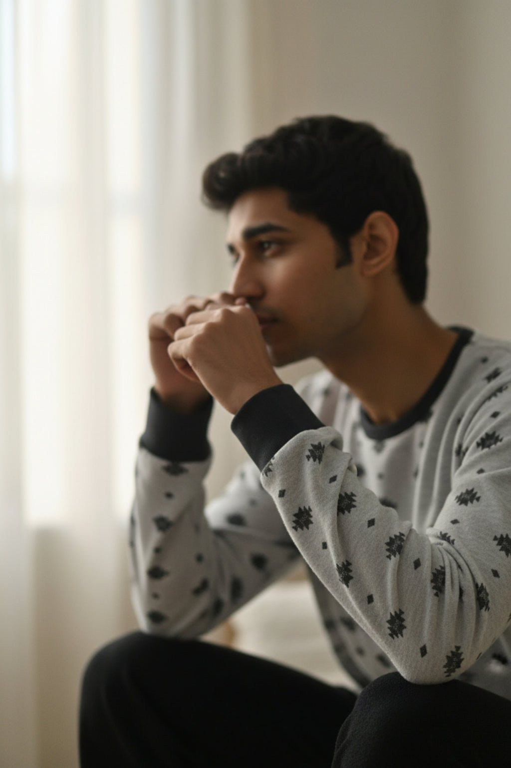 The Soft Knit Sleep set - HIS